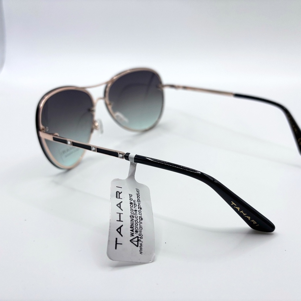 Tahari Women's Cat-Eye Aviator Oversized Sunglasses - Picture 2 of 9